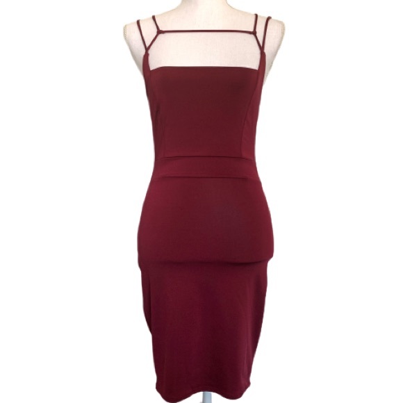 Spaghetti Strap Bodycon Mini Dress - Picture 2 of 5